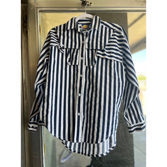 Vintage 1990's striped Cricket by the Creek western style shirt size s - Picture 1 of 4
